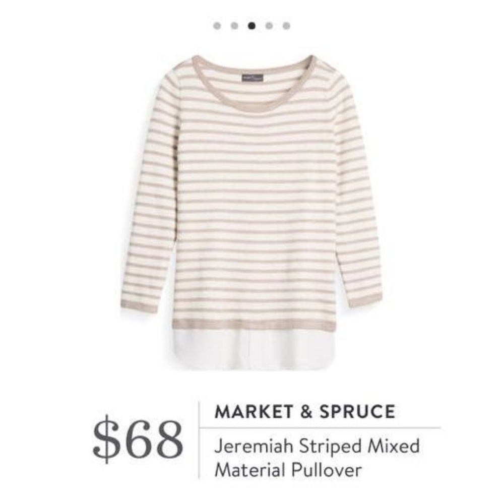 Market & Spruce Jeremiah Striped Pullover